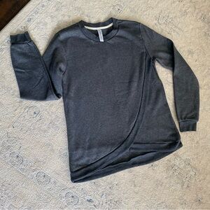 Classic Black Women's Crewneck Top